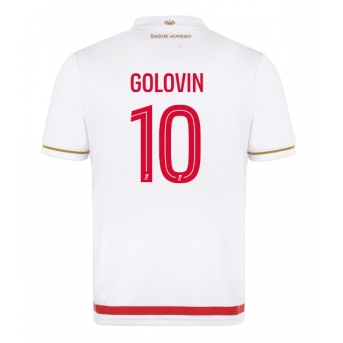 Billige Fotballdrakt AS Monaco Aleksandr Golovin #10 Replika Hjemmedrakt 2025-26 Kortermet